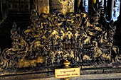 Myanmar - Mandalay, Shwenandaw Kyaung (the Golden Palace) a wonderful example of the Burmese unique teak architecture and wood-carving art. 